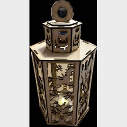 Halloween lanterne i tr