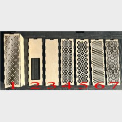 Vin/l gaveske i tr 94 x 94 x 375mm 