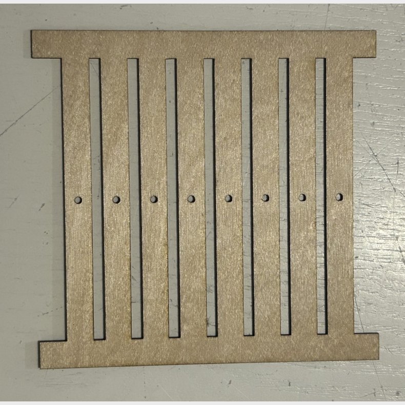 Vvespjld - 10cm - 3mm krydsfiner