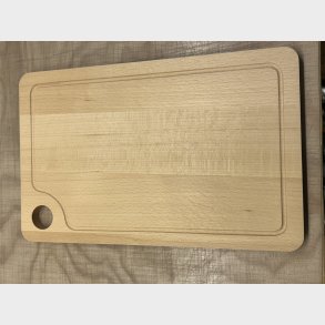 Skrebrt med egen tekst/logo  39 x 24,5 cm