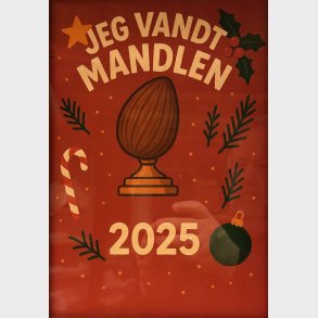 A4-billede  -  Jeg vandt mandlen 2025