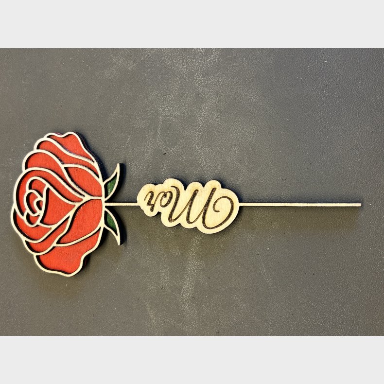 Rose m/ teksten �Mor� - R�d