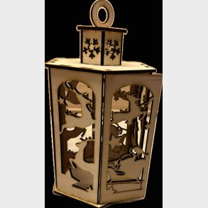 Julelanterne i tr model 3