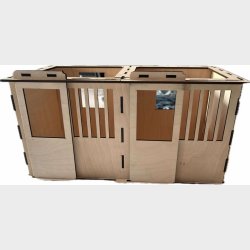 Stald - Lavet p laser i 3mm krydsfiner