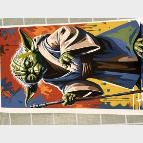 Printet p papir 80 gr / bredde 61cm / lnge a 50cm