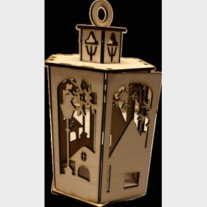 Julelanterne i tr model 6