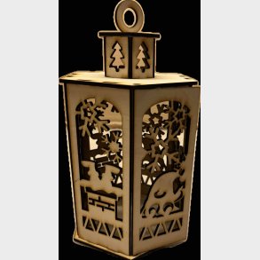 Julelanterne i tr model 8