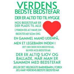 personlig plakat "Far" printet p let karton 140gr  A3