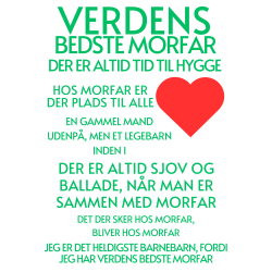 personlig plakat "Far" printet p let karton 140gr  A3