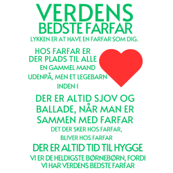 personlig plakat "Far" printet p let karton 140gr  A3